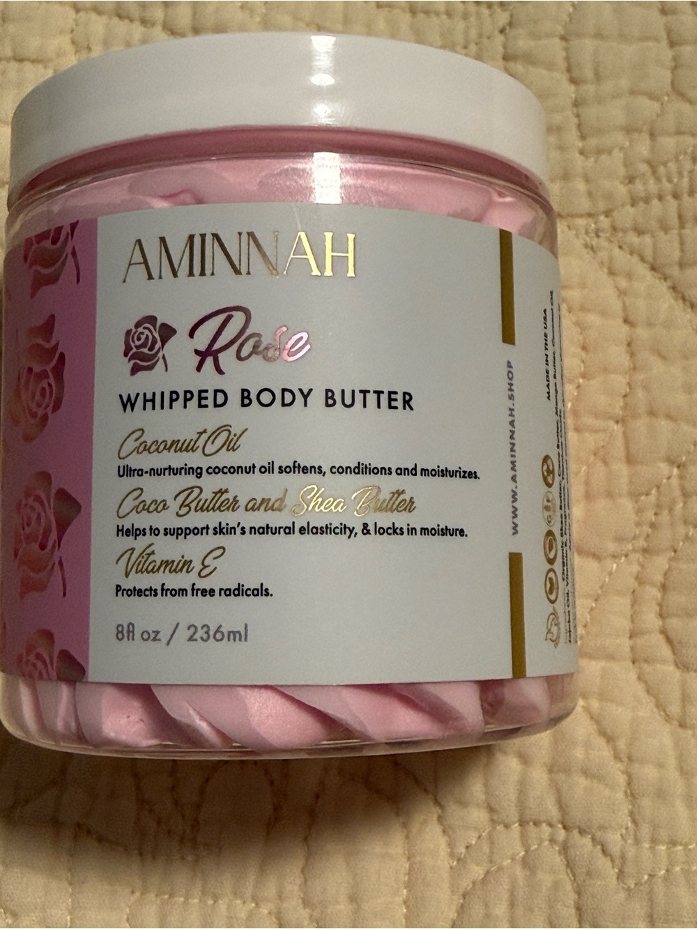 Aminnah “Rose” Whipped Body Butter!